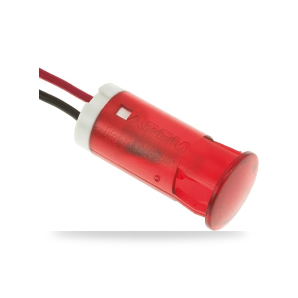 لمبة بيان وإشارة لوحات 24V DC أحمر 12 مم RS ريمكو للتوريدات الصناعية (Reemco Industrial)