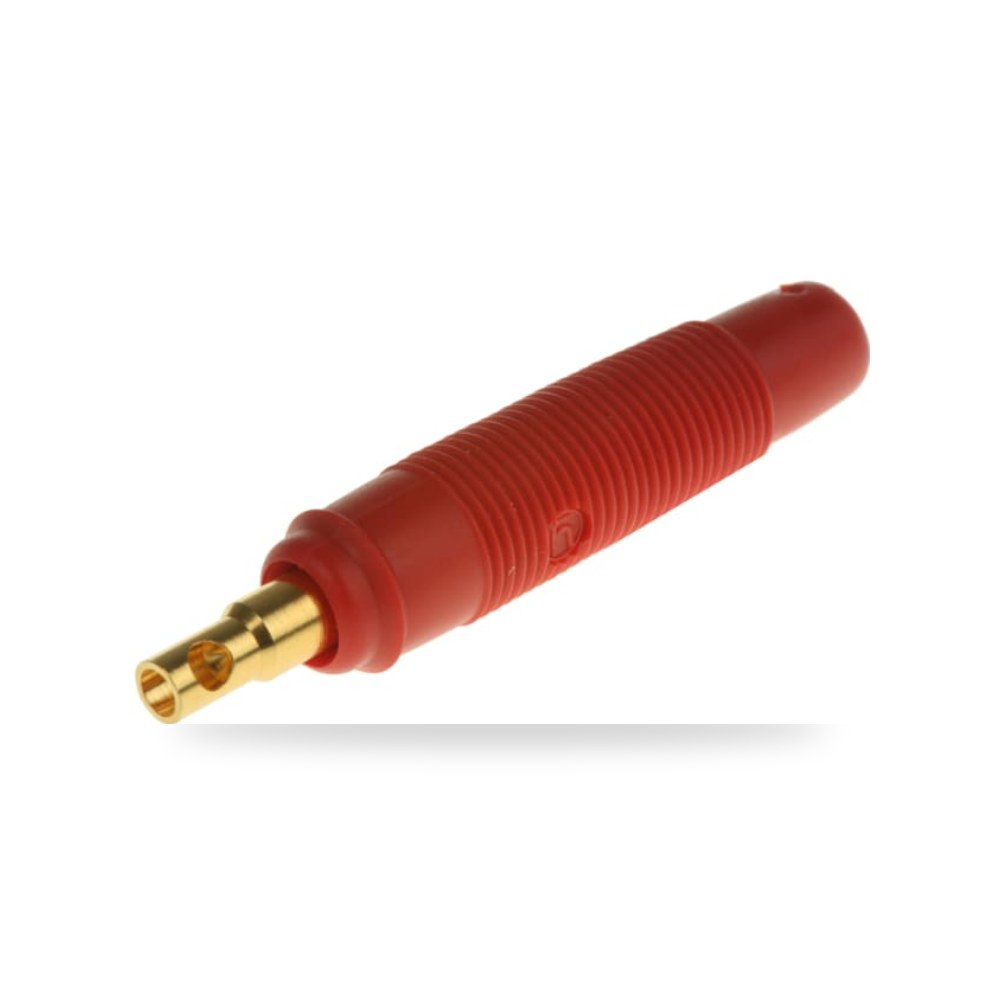 قابس موزة فحص واختبار 4 مم أحمر طراز F معتمد ريمكو للتوريدات الصناعية (Reemco Industrial)