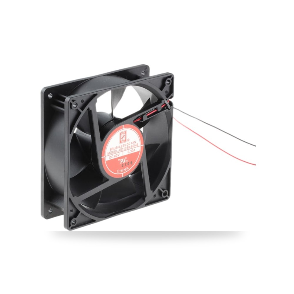 مروحة تبريد محورية للكبائن 60V DC 120 مم طراز ريمكو للتوريدات الصناعية (Reemco Industrial)