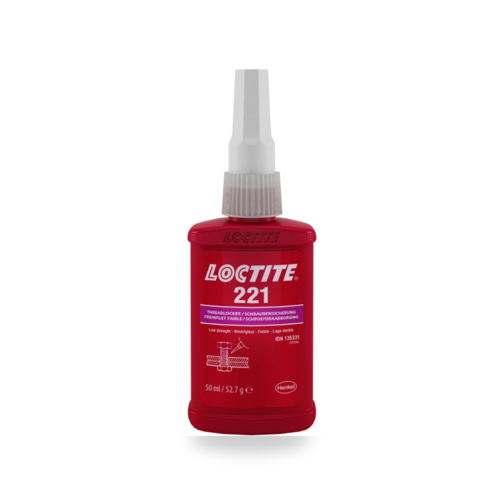 غراء ومثبت قلاووظ س لولبية Loctite 221 50 ml ريمكو للتوريدات الصناعية (Reemco Industrial)