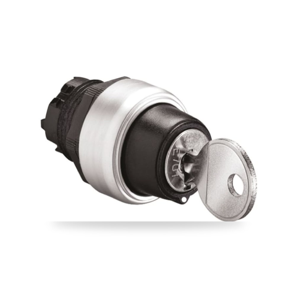 رأس مفتاح تشغيل بمفتاح أمان للوحات 22 مم طراز ريمكو للتوريدات الصناعية (Reemco Industrial)