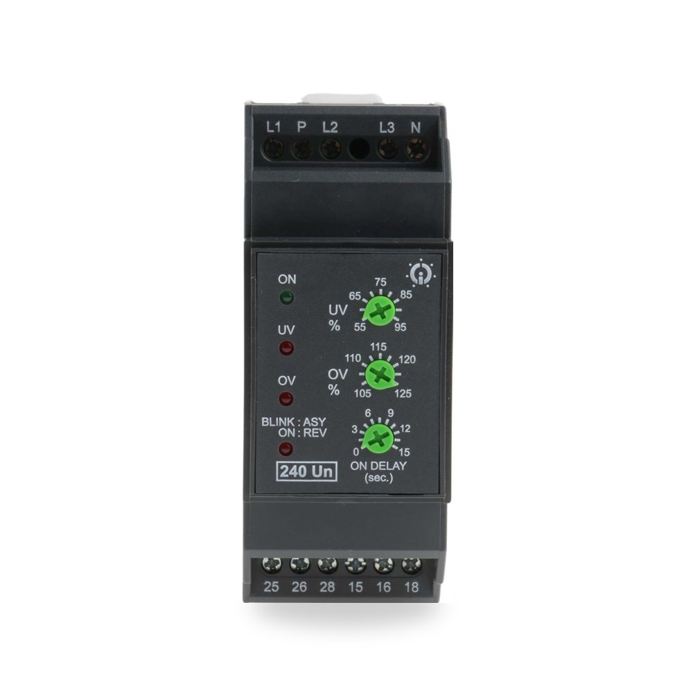 ريليه مراقبة وحماية فازات صناعي 3 فاز 240V ريمكو للتوريدات الصناعية (Reemco Industrial)