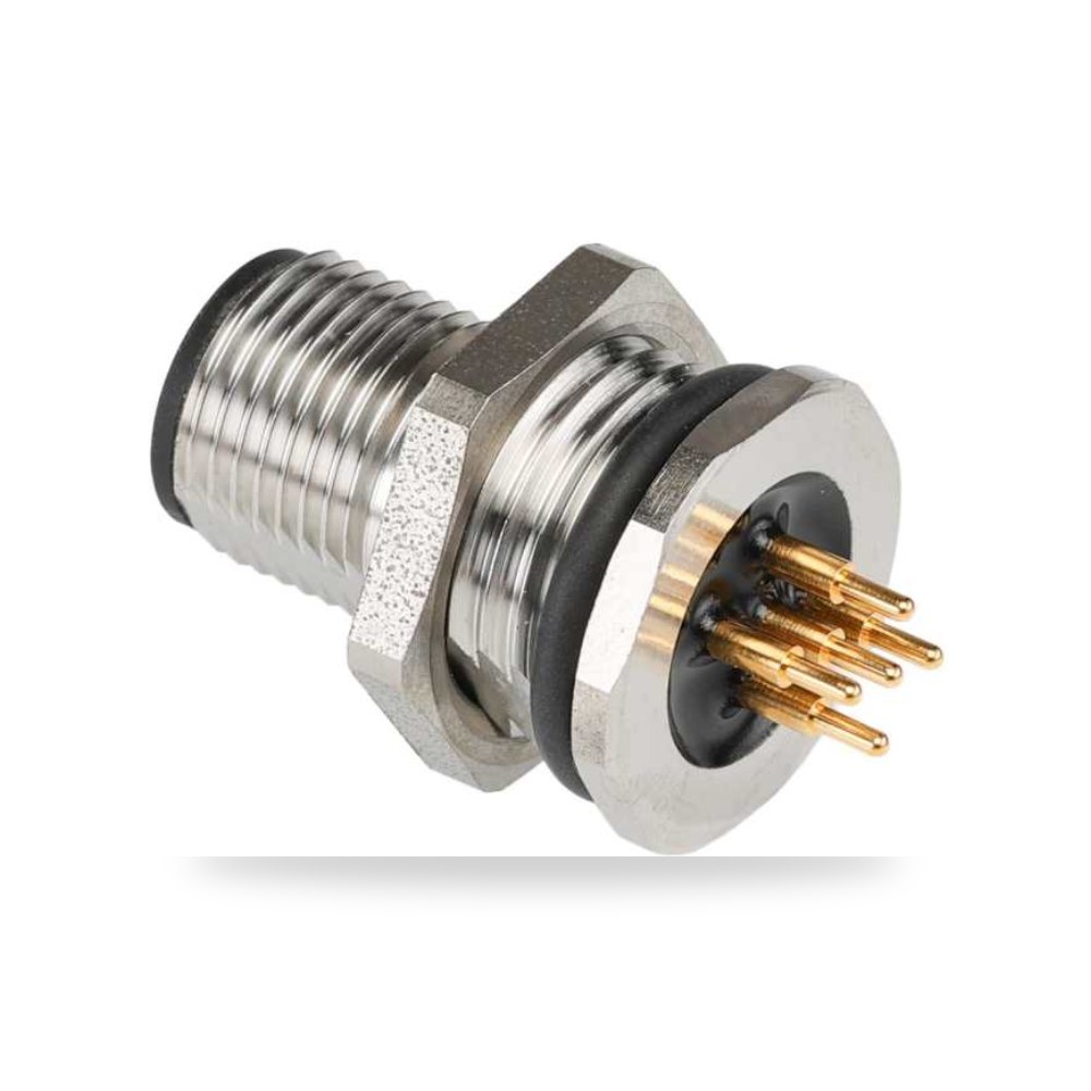 موصل دائري صناعي معتمد M12 5 أطراف لوحات طراز ريمكو للتوريدات الصناعية (Reemco Industrial)