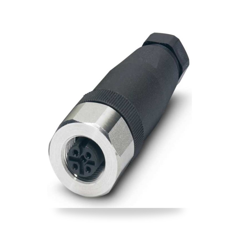 موصل دائري صناعي M12 4 أطراف كابل مستقيم طراز ريمكو للتوريدات الصناعية (Reemco Industrial)