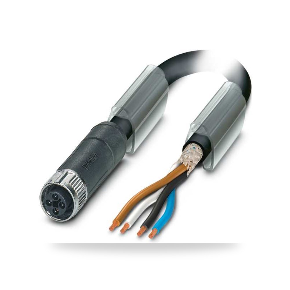 كابل توصيل حساسات ومشغلات M12 4 فئة D J صناعي ريمكو للتوريدات الصناعية (Reemco Industrial)