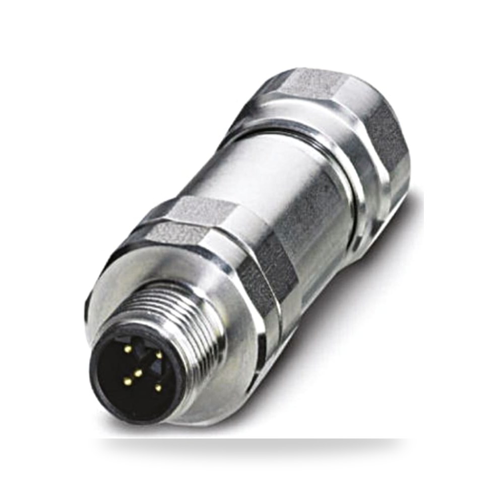 موصل دائري صناعي معتمد M12 5 أطراف طراز X RS ريمكو للتوريدات الصناعية (Reemco Industrial)