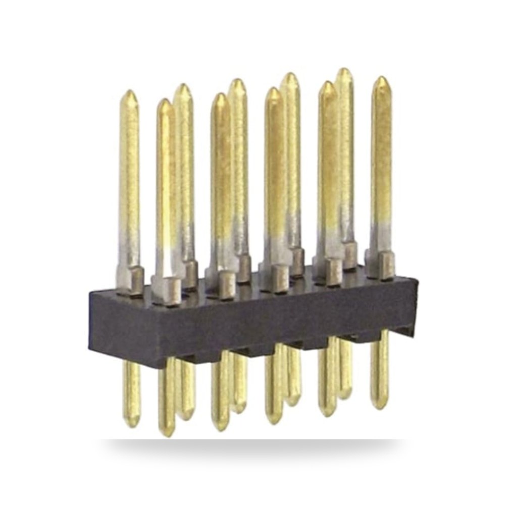 موصل وبن هيدر بوردات PCB 12 خط خطوة 2.54 طراز ريمكو للتوريدات الصناعية (Reemco Industrial)