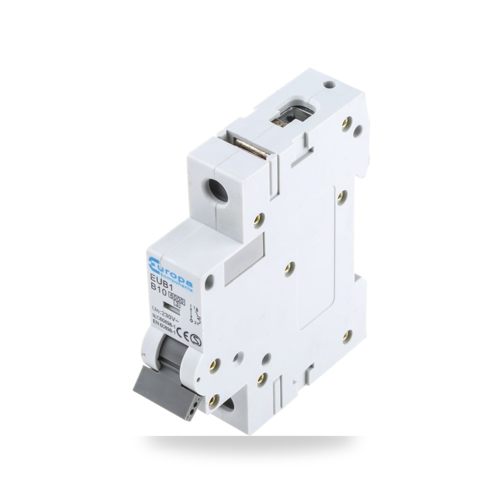 قاطع تيار أوتوماتيكي MCB أحادي 10A منحنى B ريمكو للتوريدات الصناعية (Reemco Industrial)