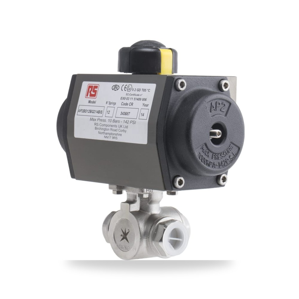 محبس وصمام ضغط 1000 psi 3 أطراف RS PRO ريمكو للتوريدات الصناعية (Reemco Industrial)