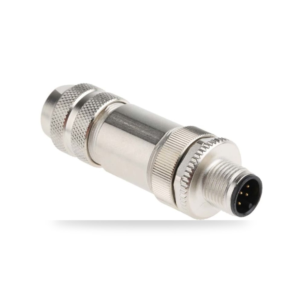 موصل دائري صناعي معتمد M12 8 أطراف كابل طراز ريمكو للتوريدات الصناعية (Reemco Industrial)