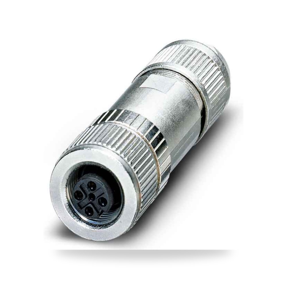 موصل دائري صناعي M12 4 أطراف كابل مستقيم طراز ريمكو للتوريدات الصناعية (Reemco Industrial)