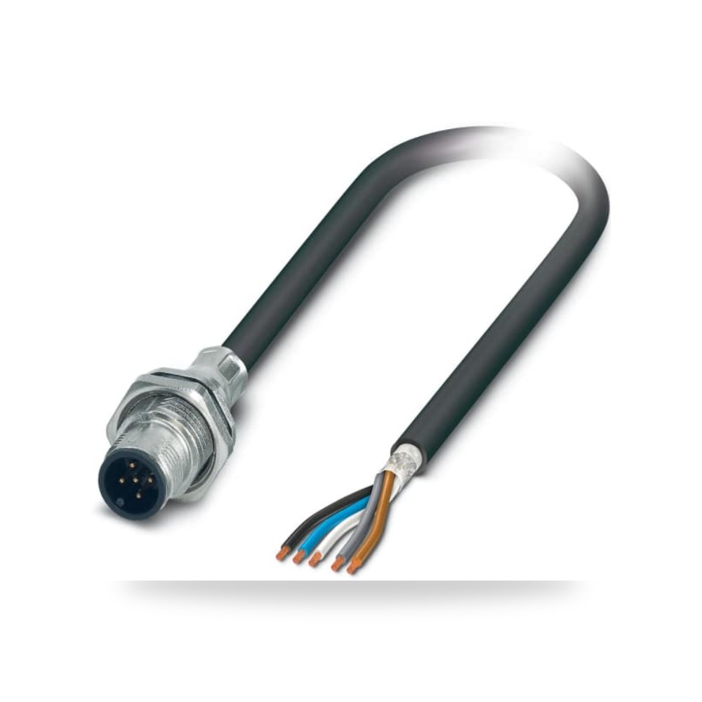 كابل توصيل حساسات ومشغلات M12 5 فئة A K صناعي ريمكو للتوريدات الصناعية (Reemco Industrial)