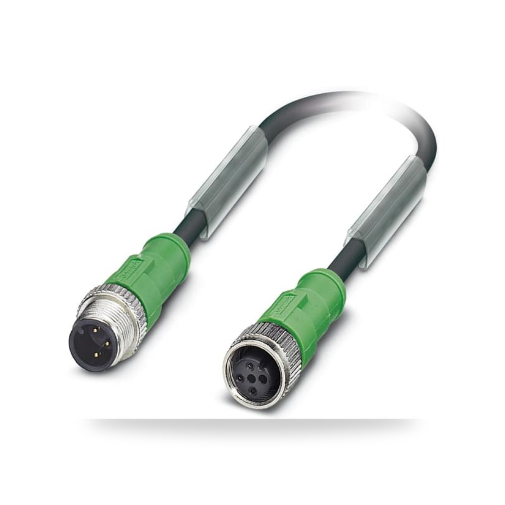 كابل توصيل حساسات ومشغلات M12 3 أطراف طراز D ريمكو للتوريدات الصناعية (Reemco Industrial)