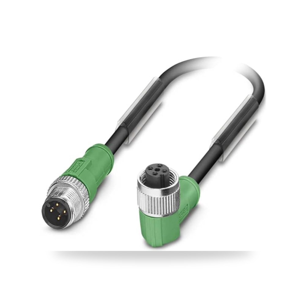 كابل توصيل حساسات ومشغلات M12 4 فئة D P صناعي ريمكو للتوريدات الصناعية (Reemco Industrial)
