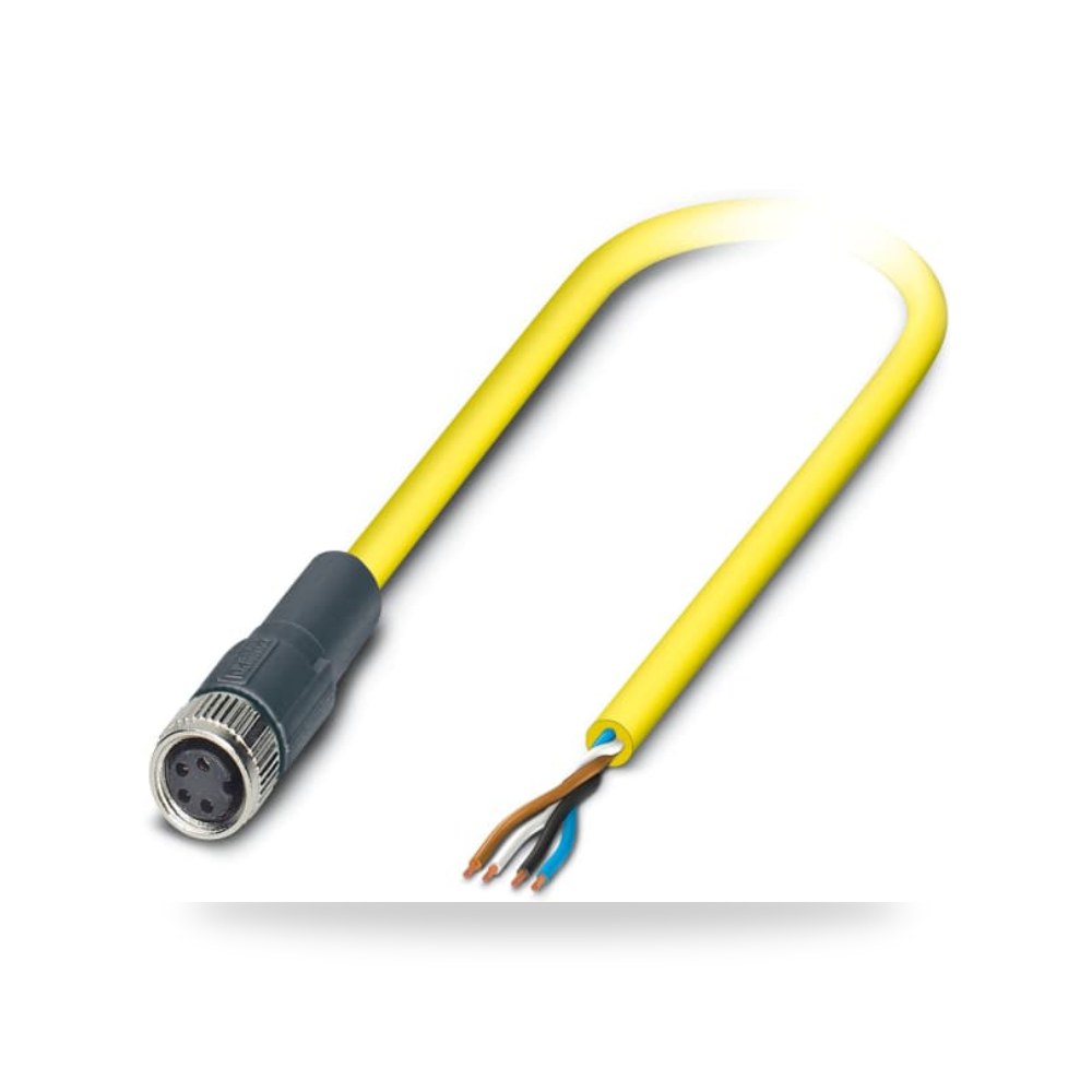 كابل توصيل حساسات ومشغلات M8 4 طراز D شاق RS ريمكو للتوريدات الصناعية (Reemco Industrial)