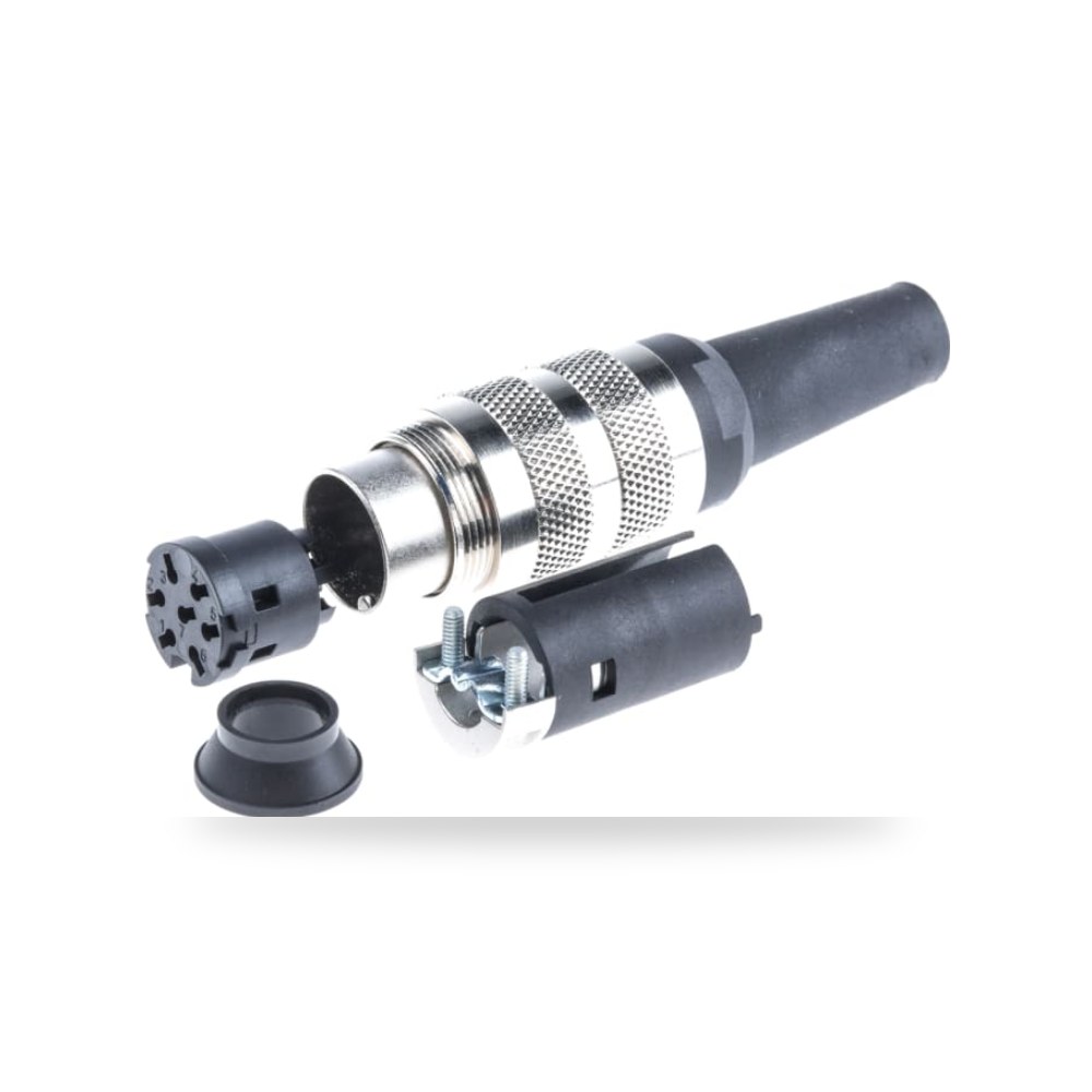 موصل دائري صناعي معتمد M16 7 أطراف كابل فئة ريمكو للتوريدات الصناعية (Reemco Industrial)