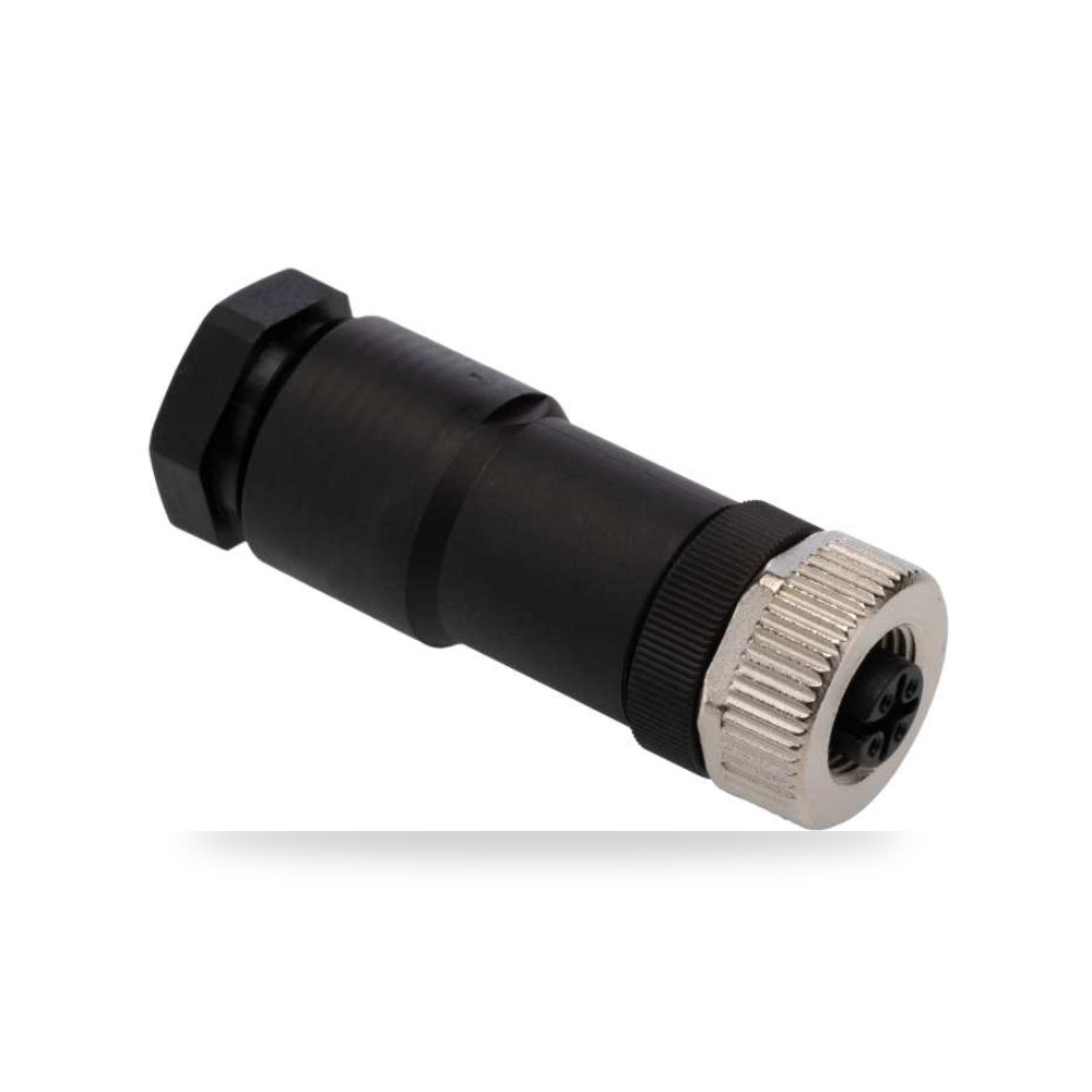 موصل دائري صناعي M12 5 أطراف كابل مستقيم طراز ريمكو للتوريدات الصناعية (Reemco Industrial)