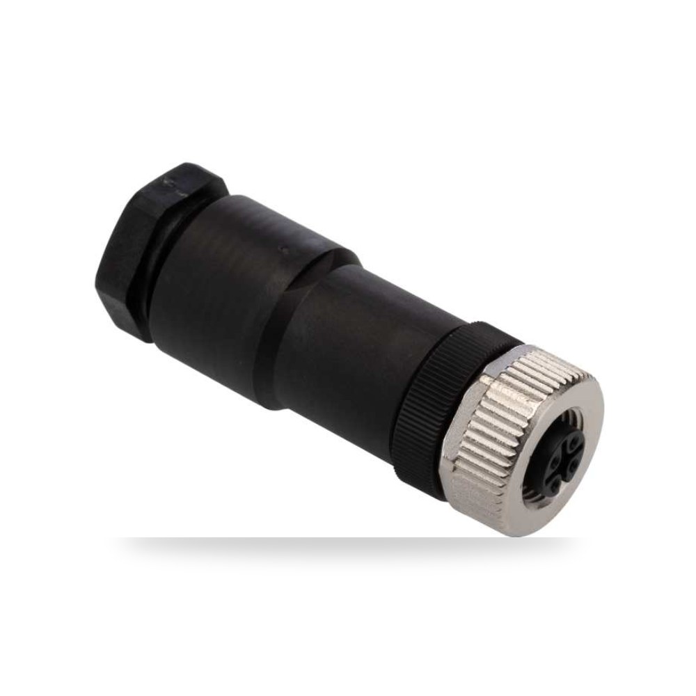 موصل دائري صناعي M12 4 أطراف كابل طراز C RS ريمكو للتوريدات الصناعية (Reemco Industrial)