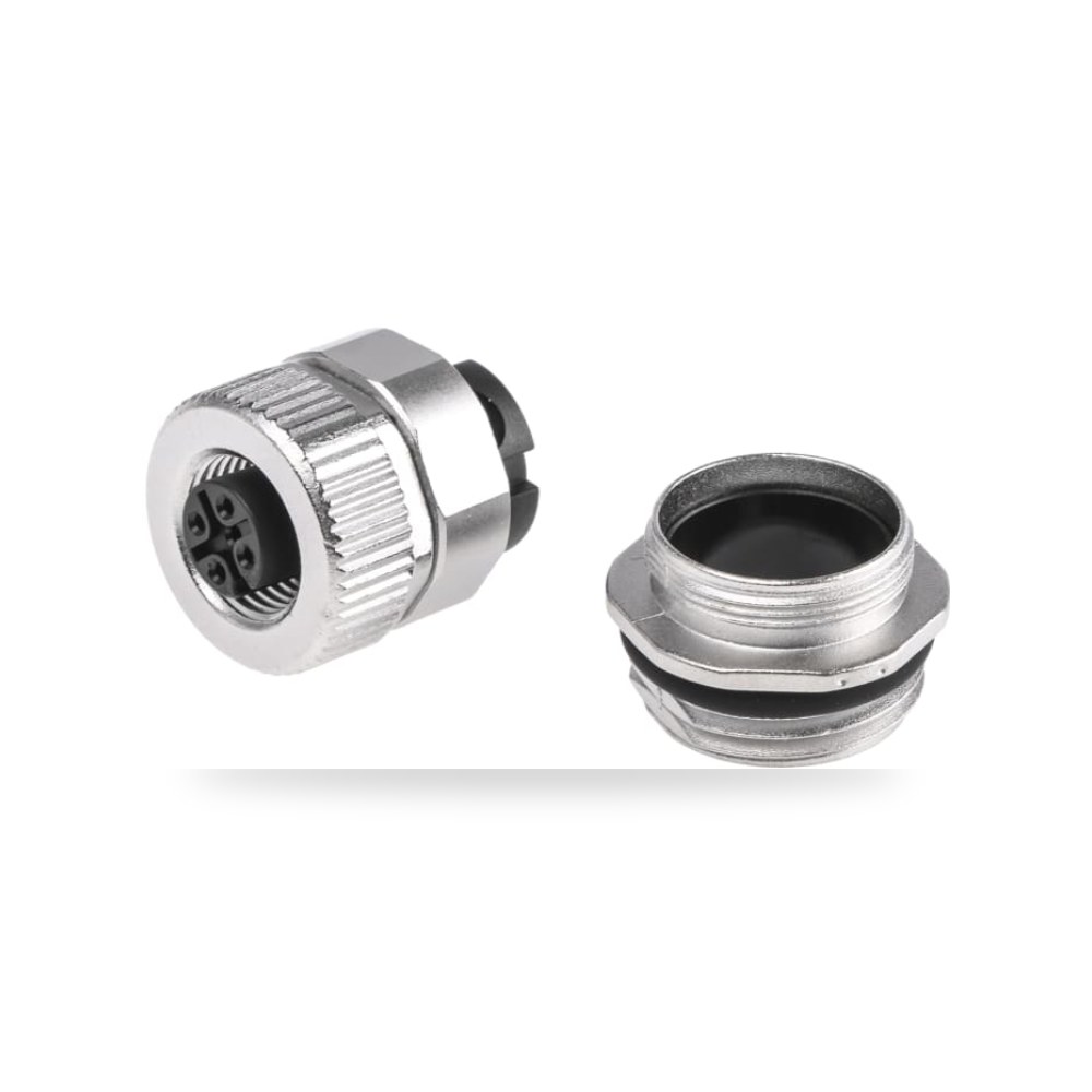 موصل دائري صناعي معتمد M12 4 طراز D صناعي RS ريمكو للتوريدات الصناعية (Reemco Industrial)
