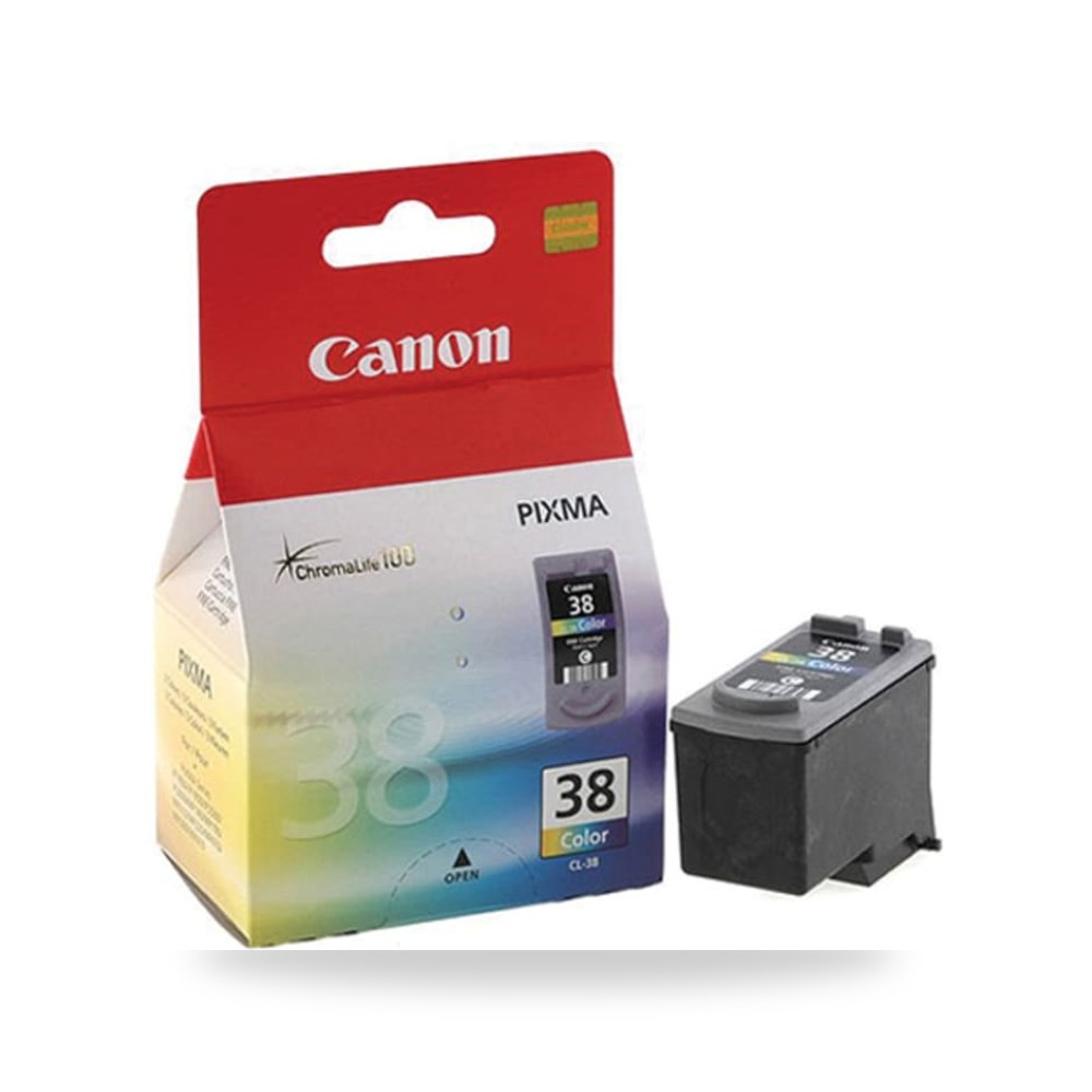 خرطوشة حبر طابعات صناعية ومكتبية معتمدة طراز موديل CL-38 ريمكو للتوريدات الصناعية