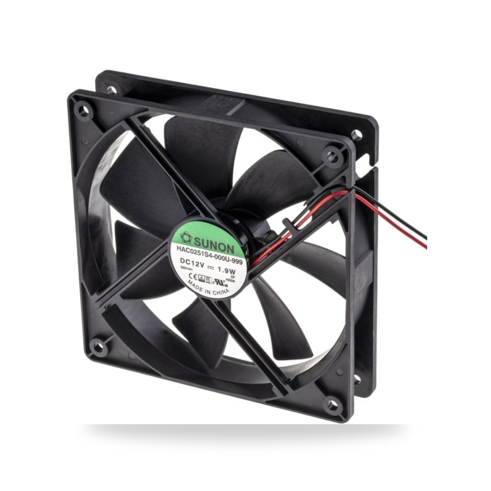 مروحة تبريد محورية للكبائن 12V DC 120 طراز R ريمكو للتوريدات الصناعية (Reemco Industrial)