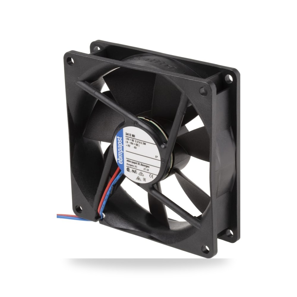 مروحة تبريد محورية للكبائن 12V DC 92 طراز S ريمكو للتوريدات الصناعية (Reemco Industrial)