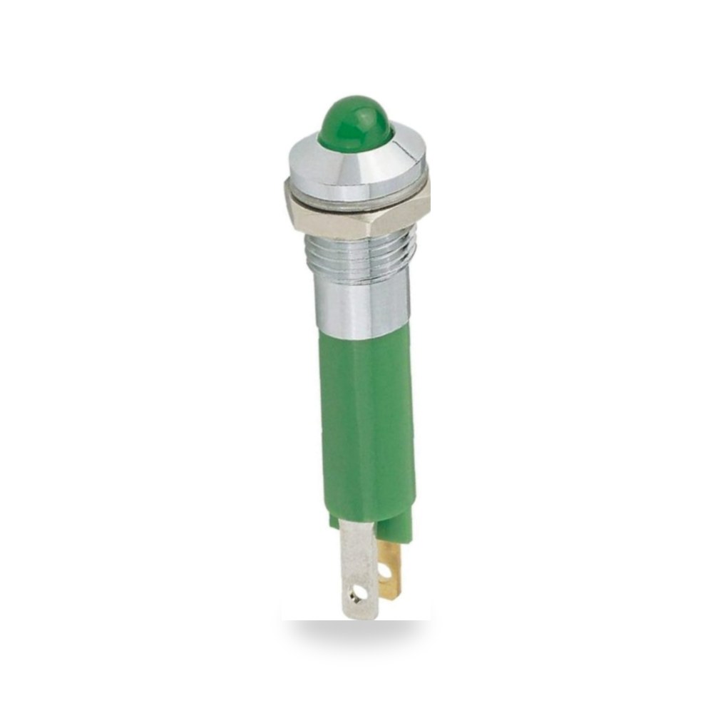 لمبة بيان وإشارة لوحات 28V أخضر 8 مم صناعي RS ريمكو للتوريدات الصناعية (Reemco Industrial)
