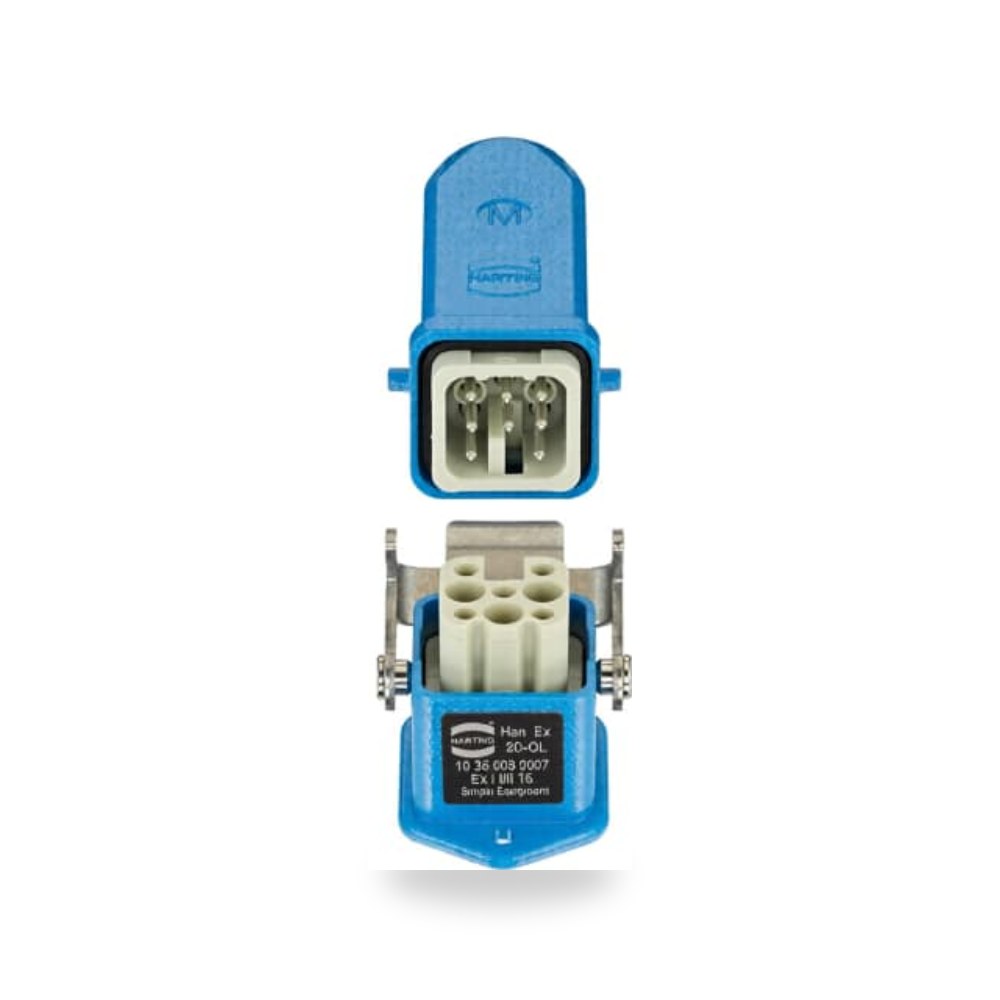 موصل قدرة كهربائي شاق HAN EX 8 خط 10A RS PRO ريمكو للتوريدات الصناعية (Reemco Industrial)