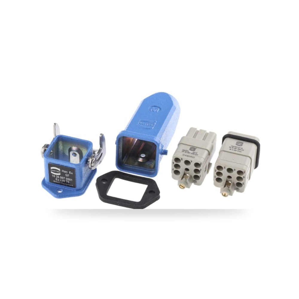 موصل قدرة كهربائي شاق HAN EX 7 خط 10A RS PRO ريمكو للتوريدات الصناعية (Reemco Industrial)