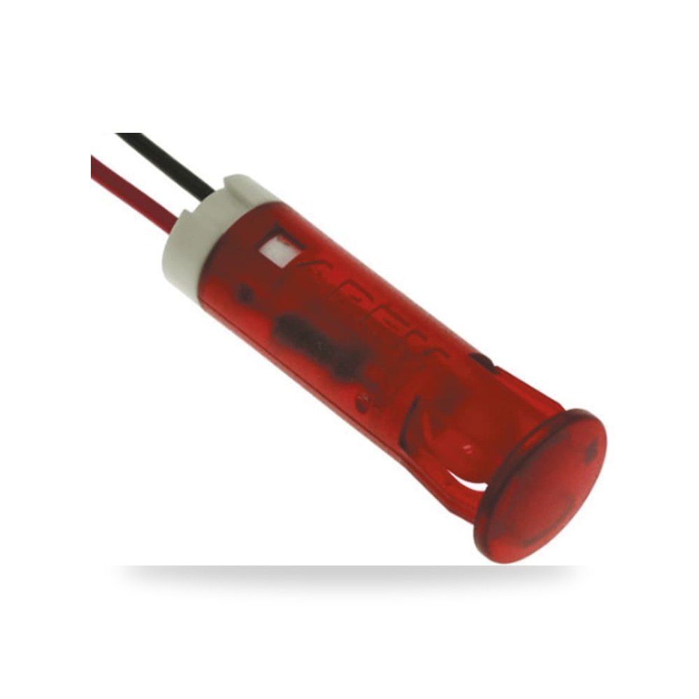 لمبة بيان وإشارة لوحات 24V DC أحمر طراز R RS ريمكو للتوريدات الصناعية (Reemco Industrial)