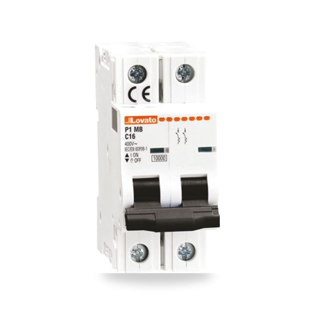 قاطع تيار أوتوماتيكي MCB ثنائي 20A منحنى D ريمكو للتوريدات الصناعية (Reemco Industrial)