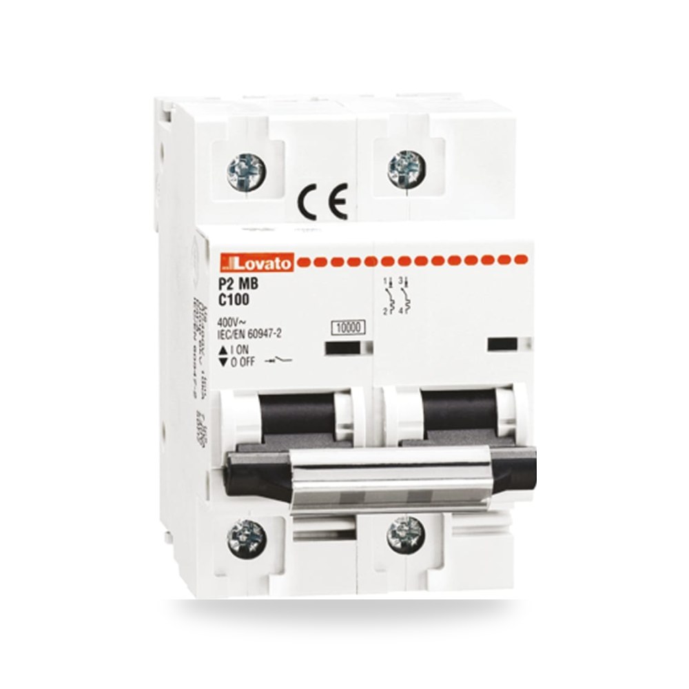 قاطع تيار أوتوماتيكي MCB ثنائي 80A منحنى C RS ريمكو للتوريدات الصناعية (Reemco Industrial)
