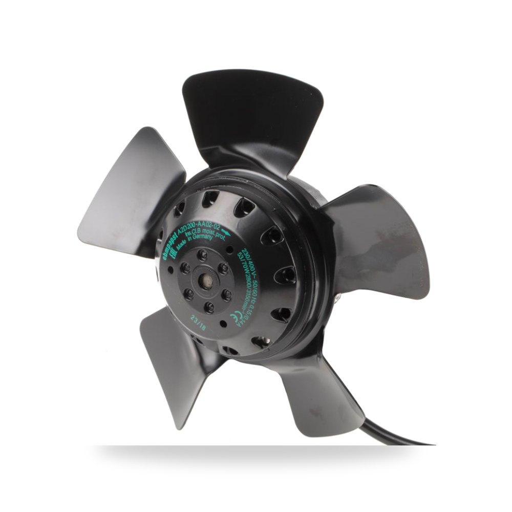 مروحة تبريد محورية للكبائن 230V AC 195 مم RS ريمكو للتوريدات الصناعية (Reemco Industrial)