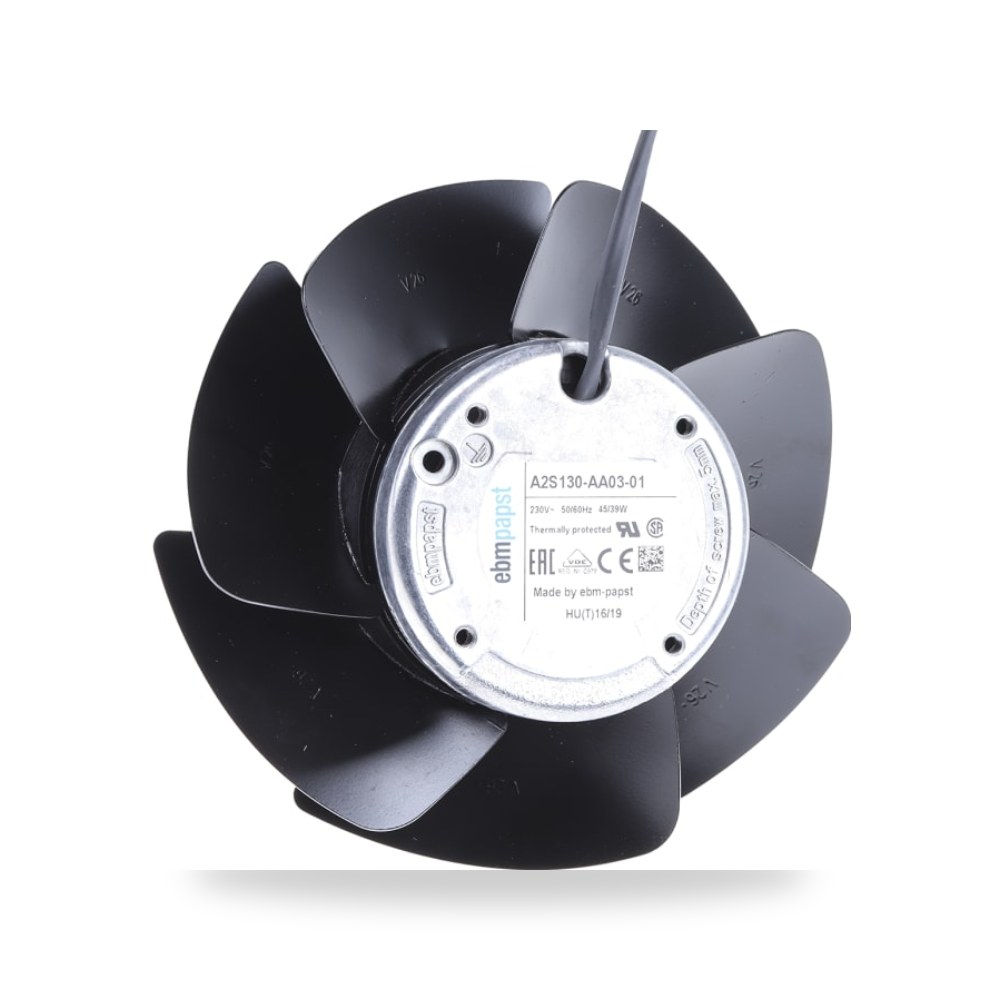 مروحة تبريد محورية للكبائن 230V AC 251 مم طرا ريمكو للتوريدات الصناعية (Reemco Industrial)
