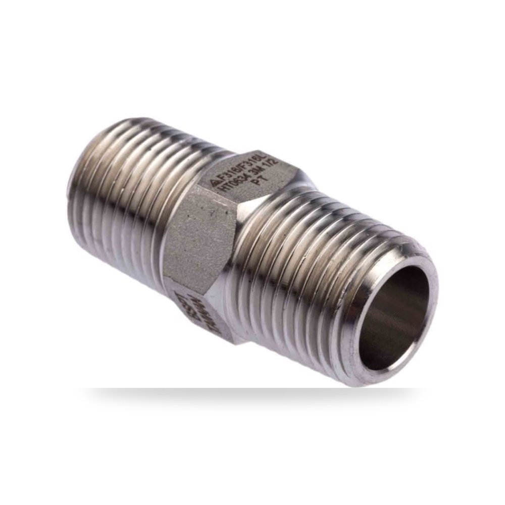 وصلة مواسير ستانلس ستيل سداسية 1 - 2 IN فولاذي ريمكو للتوريدات الصناعية (Reemco Industrial)
