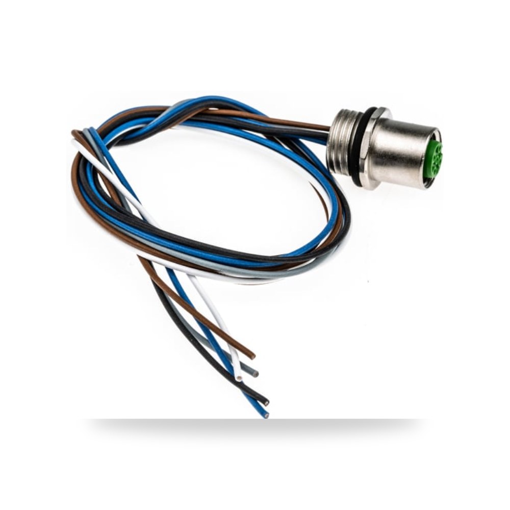 موصل دائري صناعي معتمد M12 5 أطراف ذكر طراز M ريمكو للتوريدات الصناعية (Reemco Industrial)