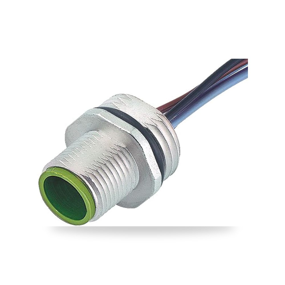 موصل دائري صناعي معتمد M12 5 أطراف ذكر طراز P ريمكو للتوريدات الصناعية (Reemco Industrial)