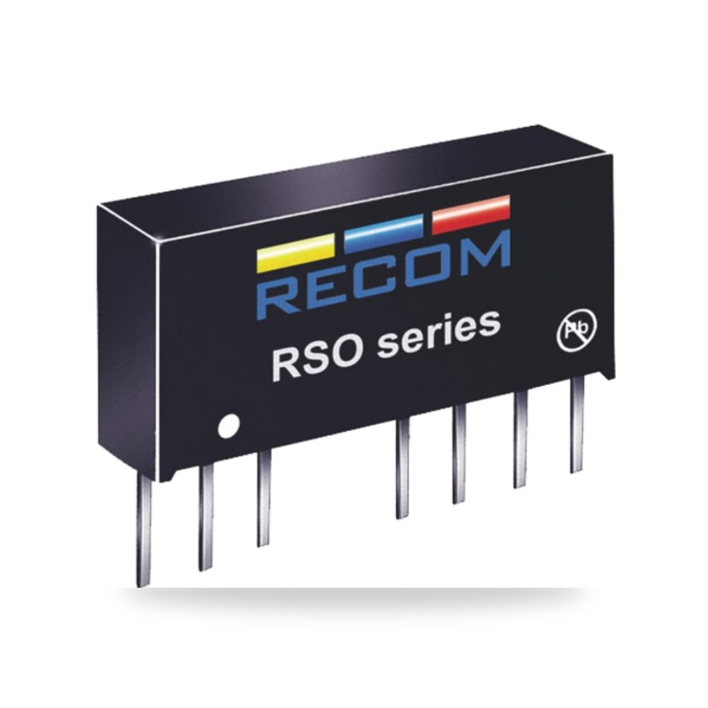 محول جهد DC DC 12 فولت 1 واط طراز S صناعي RS ريمكو للتوريدات الصناعية (Reemco Industrial)