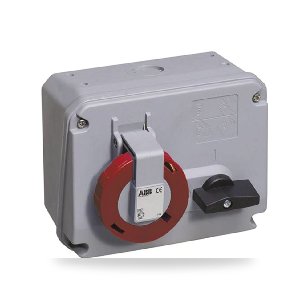مقبس وفيش قفل أمان صناعي إنترلوك IP67 346 ريمكو للتوريدات الصناعية (Reemco Industrial)