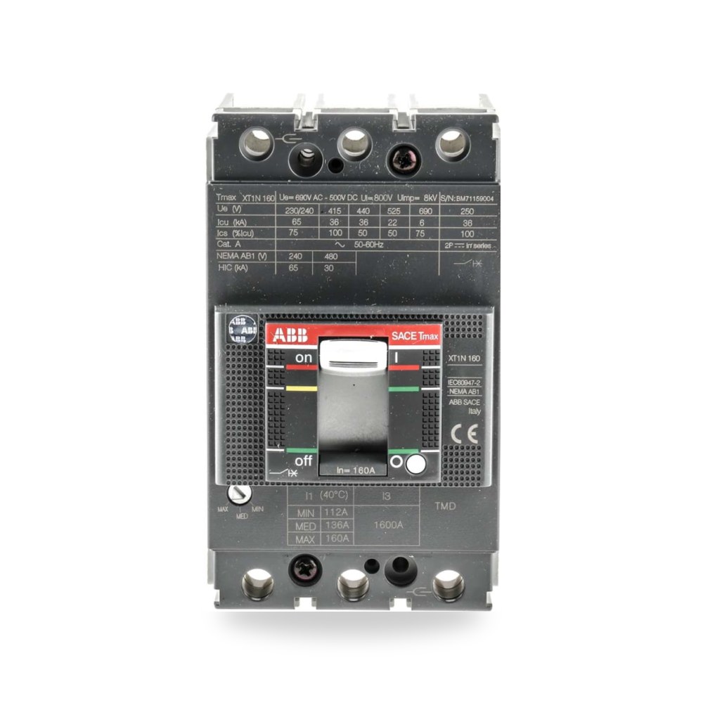قاطع تيار أوتوماتيكي MCB ثلاثي 160A طراز E RS ريمكو للتوريدات الصناعية (Reemco Industrial)