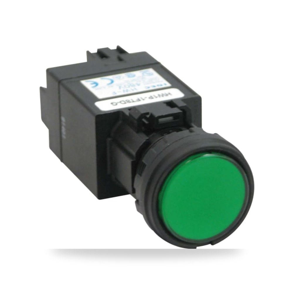 لمبة بيان وإشارة لوحات 480V AC أخضر 22.3 مم ريمكو للتوريدات الصناعية (Reemco Industrial)