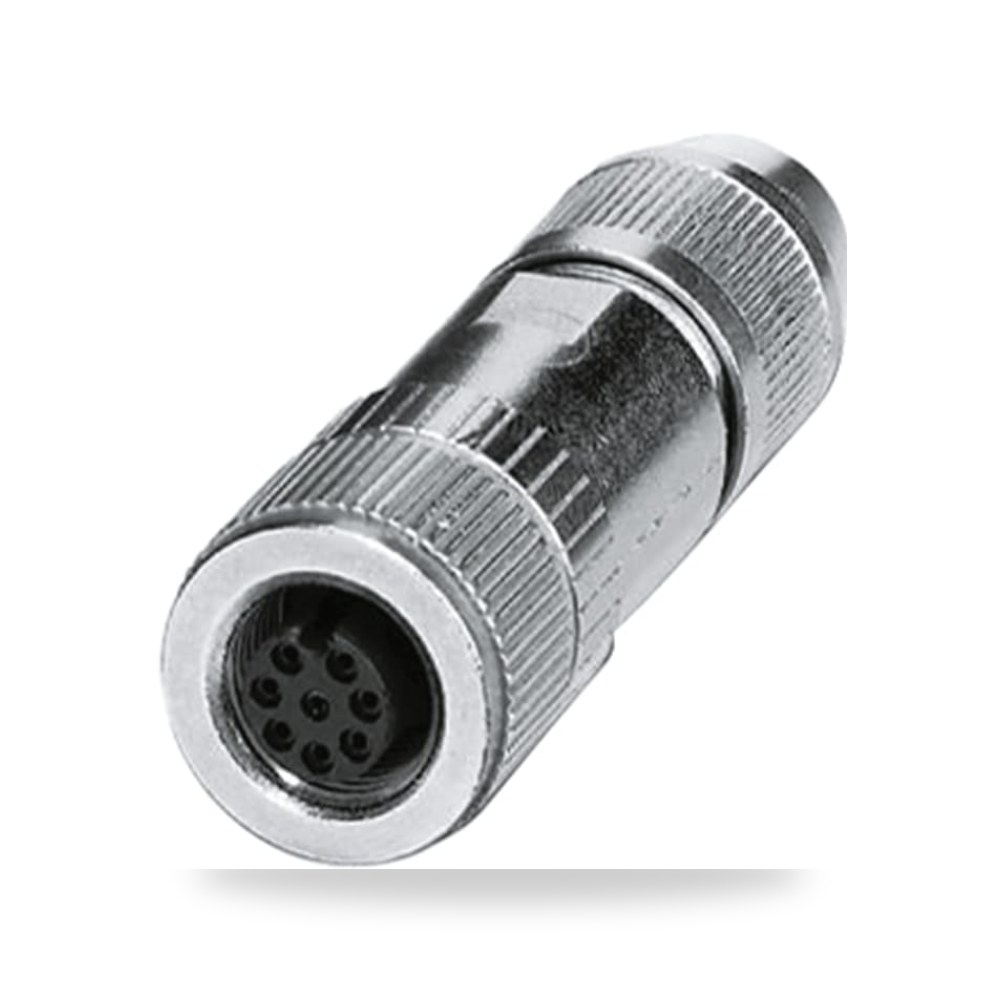 موصل دائري صناعي M12 8 أطراف كابل للمنشآت ريمكو للتوريدات الصناعية (Reemco Industrial)