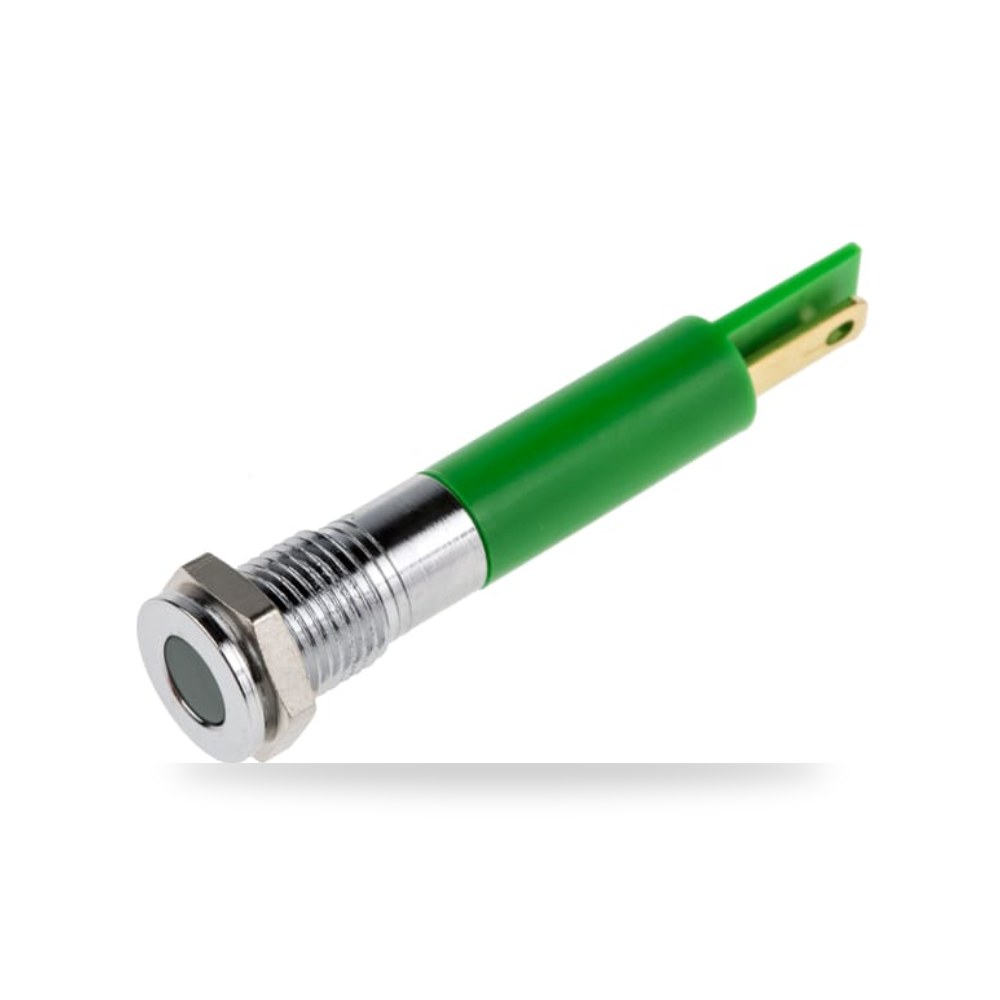 لمبة بيان وإشارة لوحات 12V DC أخضر طراز G RS ريمكو للتوريدات الصناعية (Reemco Industrial)