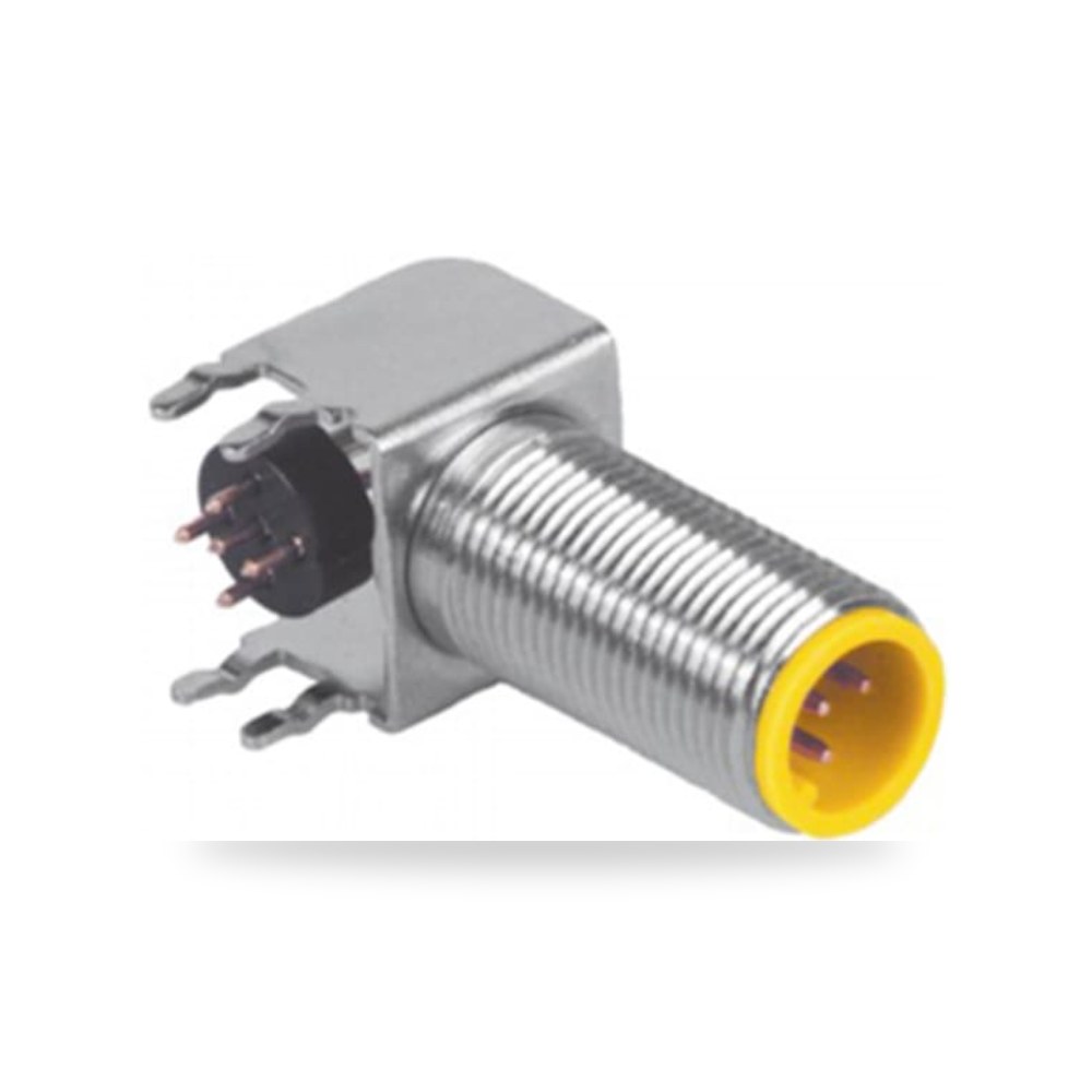 موصل دائري صناعي معتمد M12 5 أطراف ذكر طراز S ريمكو للتوريدات الصناعية (Reemco Industrial)