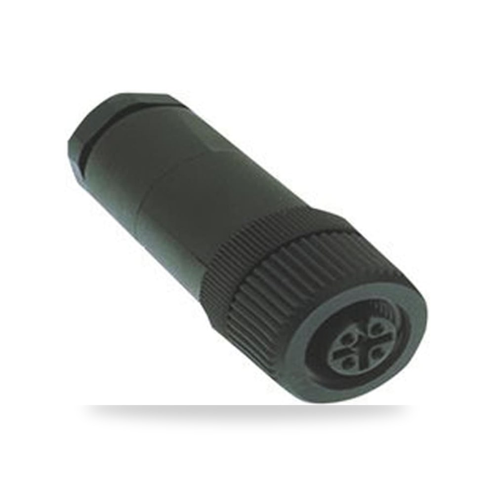 موصل دائري صناعي M12 4 أطراف كابل طراز E RS ريمكو للتوريدات الصناعية (Reemco Industrial)