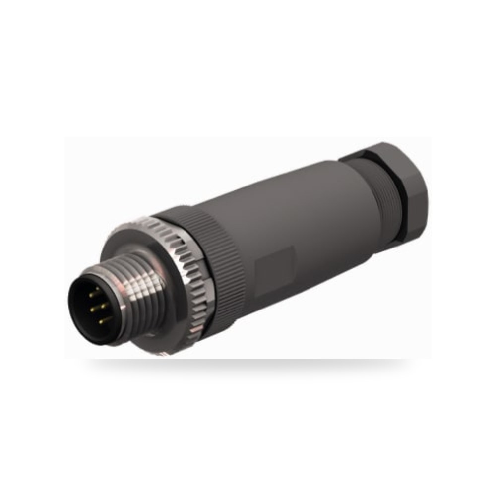 موصل دائري صناعي معتمد M12 8 أطراف كابل طراز ريمكو للتوريدات الصناعية (Reemco Industrial)