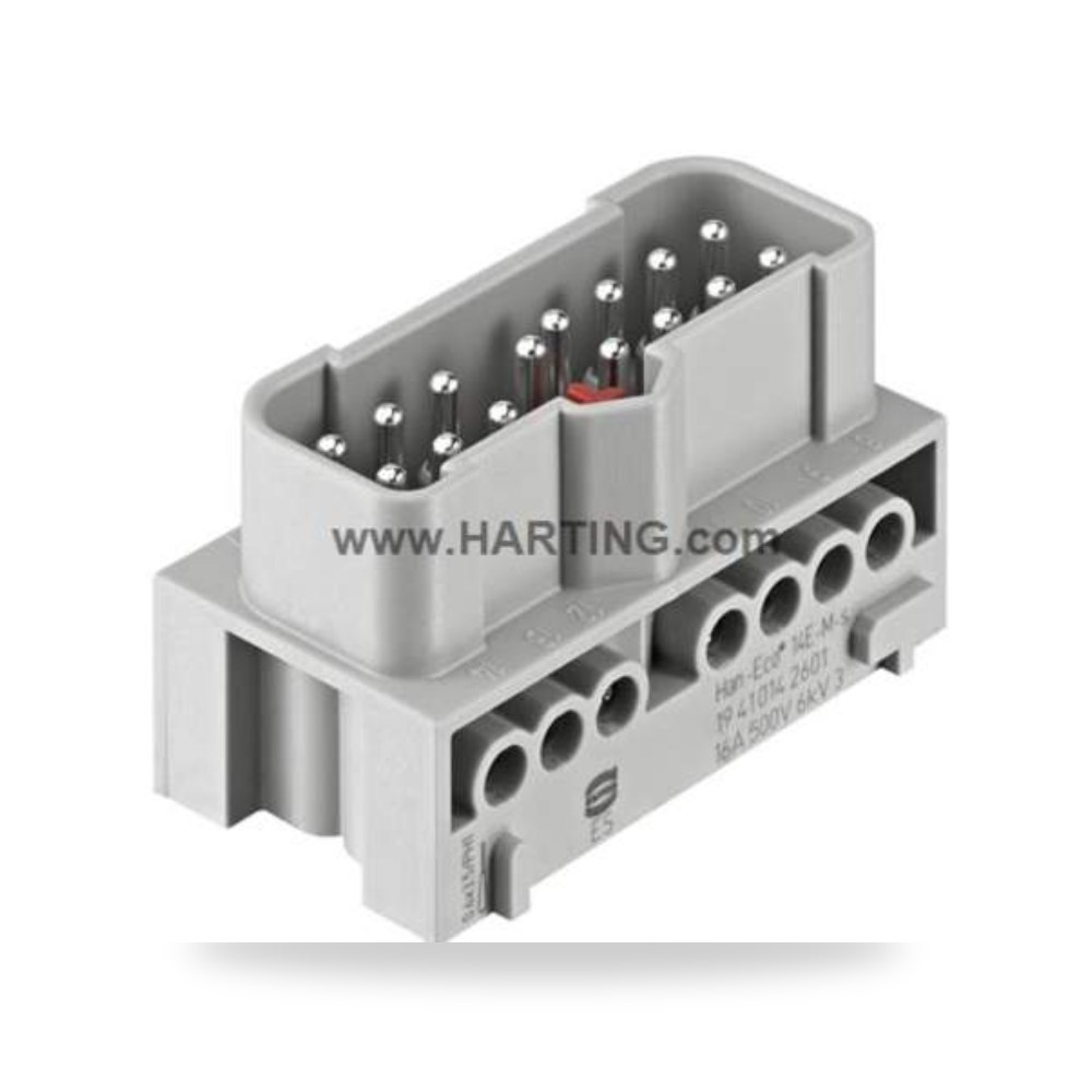 قلب وموديول موصلات قدرة صناعية 16A 14 خط ذكر ريمكو للتوريدات الصناعية (Reemco Industrial)