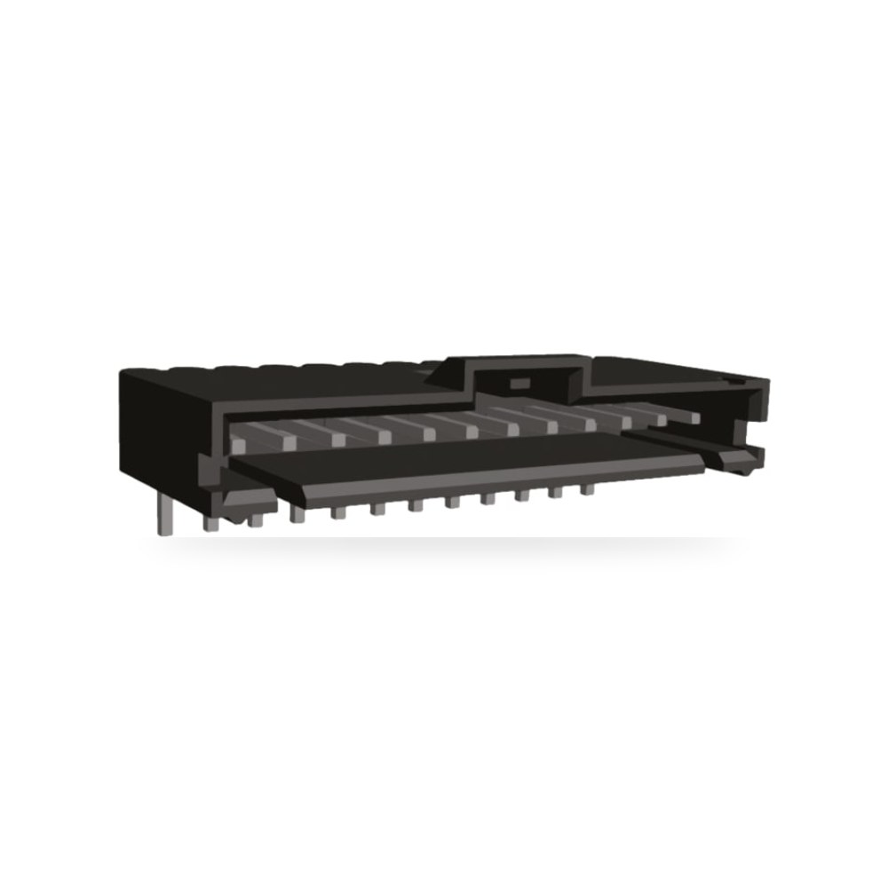 موصل وبن هيدر بوردات PCB 12 خط خطوة 2.54 طراز ريمكو للتوريدات الصناعية (Reemco Industrial)