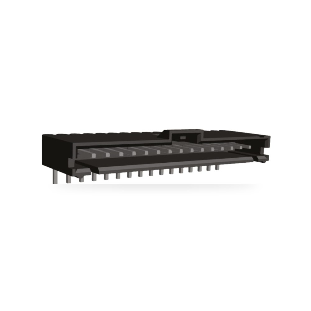 موصل وبن هيدر بوردات PCB 16 خط خطوة 2.54 طراز ريمكو للتوريدات الصناعية (Reemco Industrial)