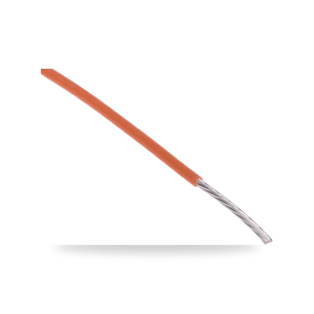 سلك توصيل مرن بوردات 28 AWG برتقالي 100 متر ريمكو للتوريدات الصناعية (Reemco Industrial)
